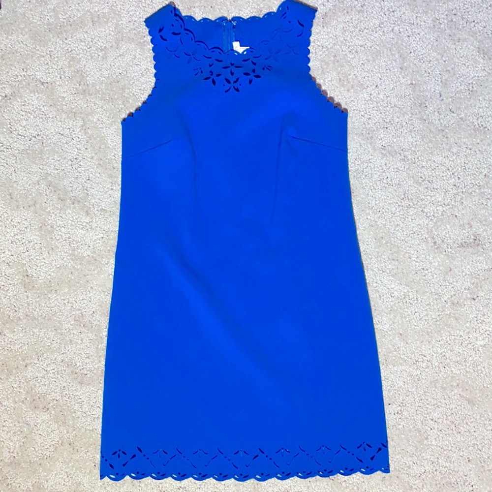 J. Crew Sleeveless Cutout Detail Sheath Dress